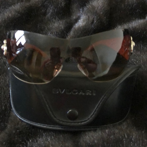 Bvlgari sunglasses brown lenses MAJOR BLING